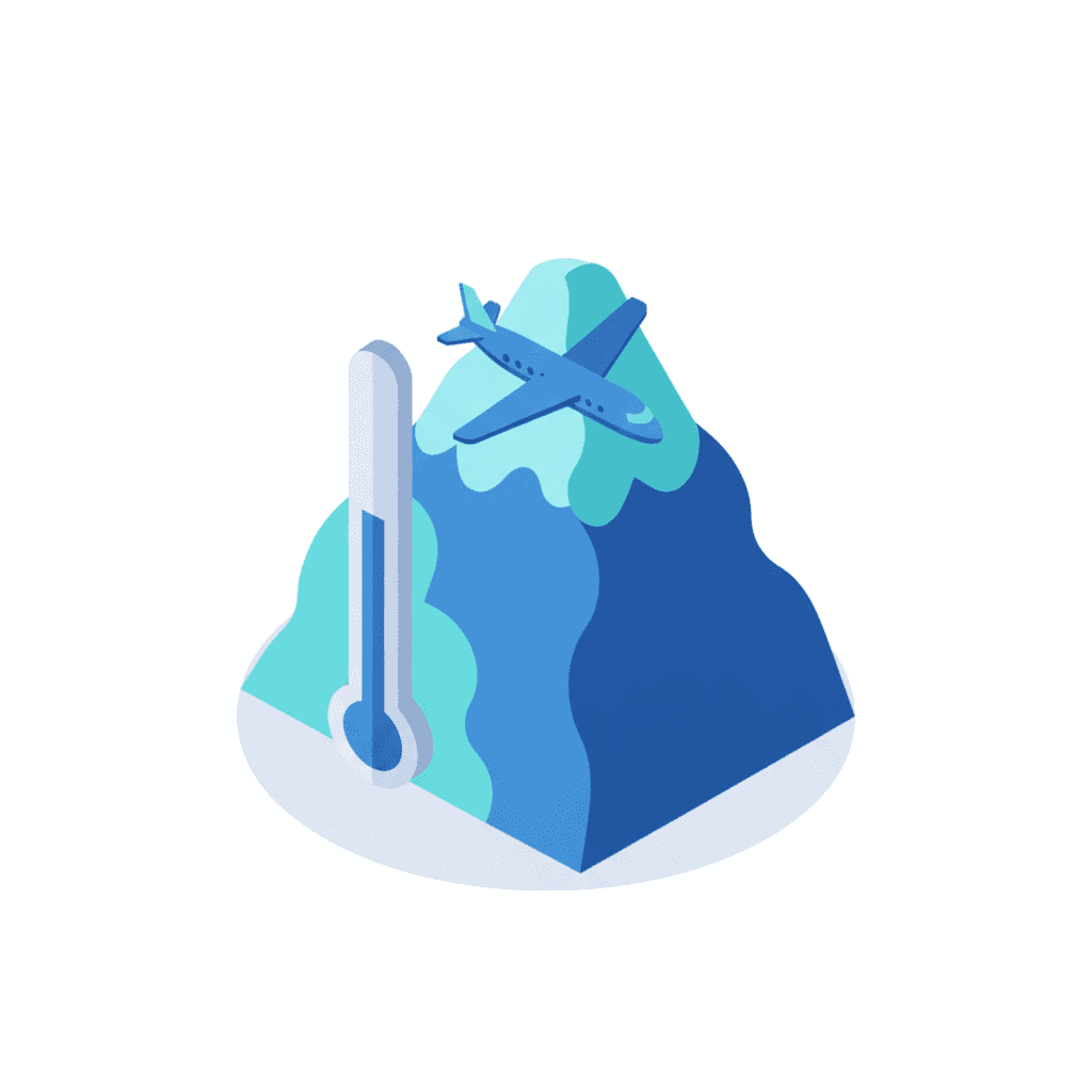 Temperature at Altitude Calculator - ISA Model, Flight Levels, Mountain Peaks